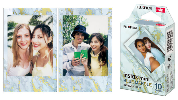 Fujifilm Instax mini Blue Marble instant film 10 sheets