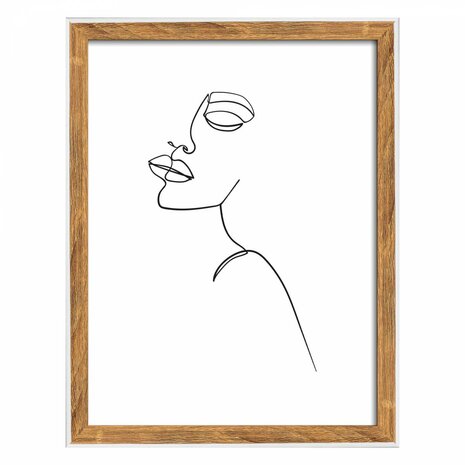 Walther Silhouette 15x20cm natuur fotolijst