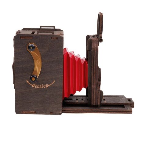 JollyLook DIY Pinhole Instax Mini Camera kit donker bruin