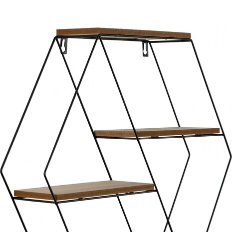 Henzo wandrek zwart 44,5x50x10 cm