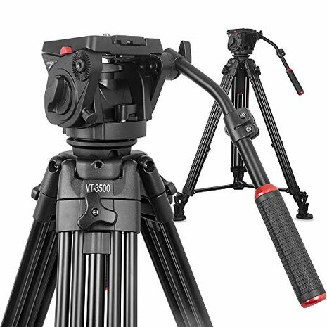 Kingjoy VT-3500S + VT-3530M videostatief+kop