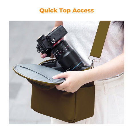 K&F Concept Cameratas 5L bruin