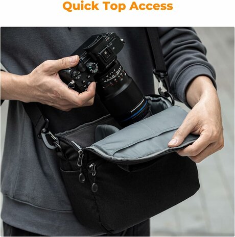 K&F Concept Cameratas 5L zwart