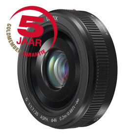 Panasonic Lumix G 20mm F1.7 II ASPH zwart