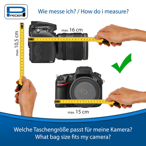 Pedea Holster-M Fashion Pro zwart fototas