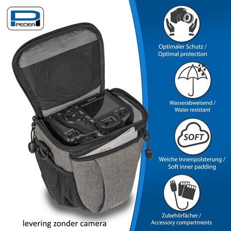 Pedea Holster-M Fashion Pro licht grijs 