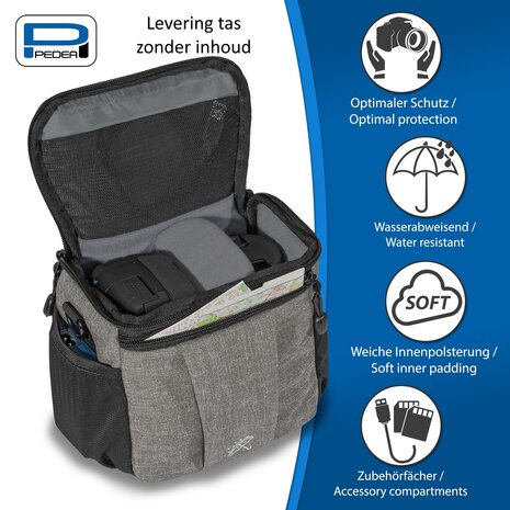 Pedea L Fashion Pro licht grijs tas