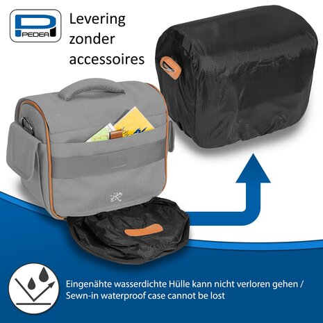 Pedea XL Vintage Pro grijs fototas