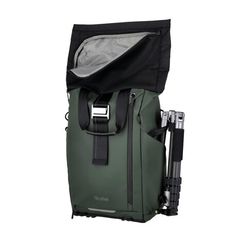Rollei Fotoliner Ocean Rolltop Green Rugzak